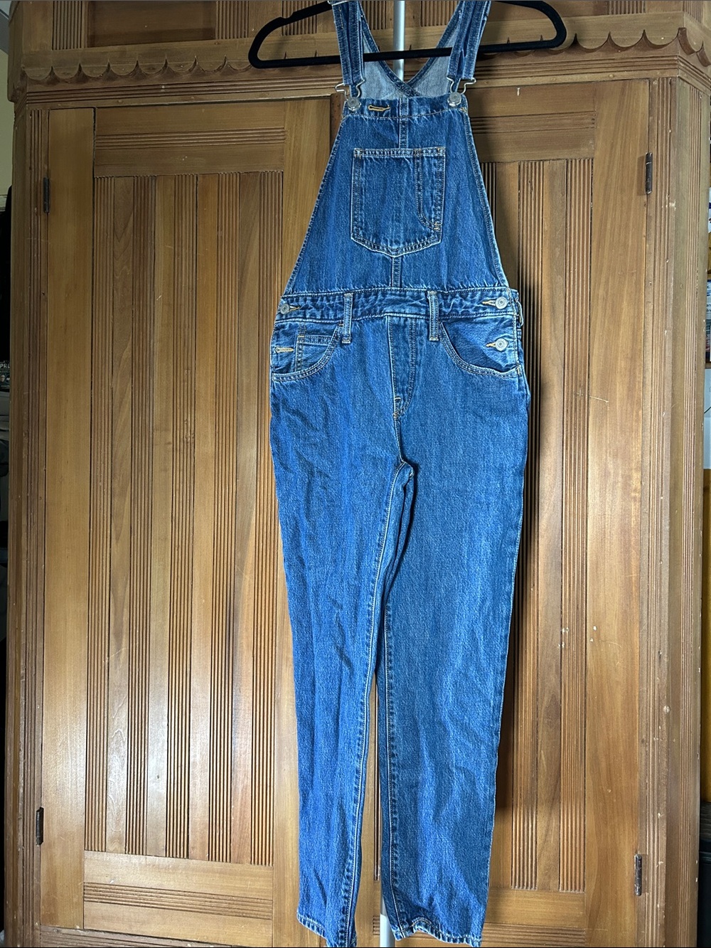 Levi's Blue Denim Bib Overalls